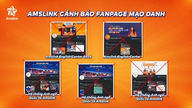 [CẢNH BÁO] FANPAGE MẠO DANH AMSLINK ENGLISH CENTER